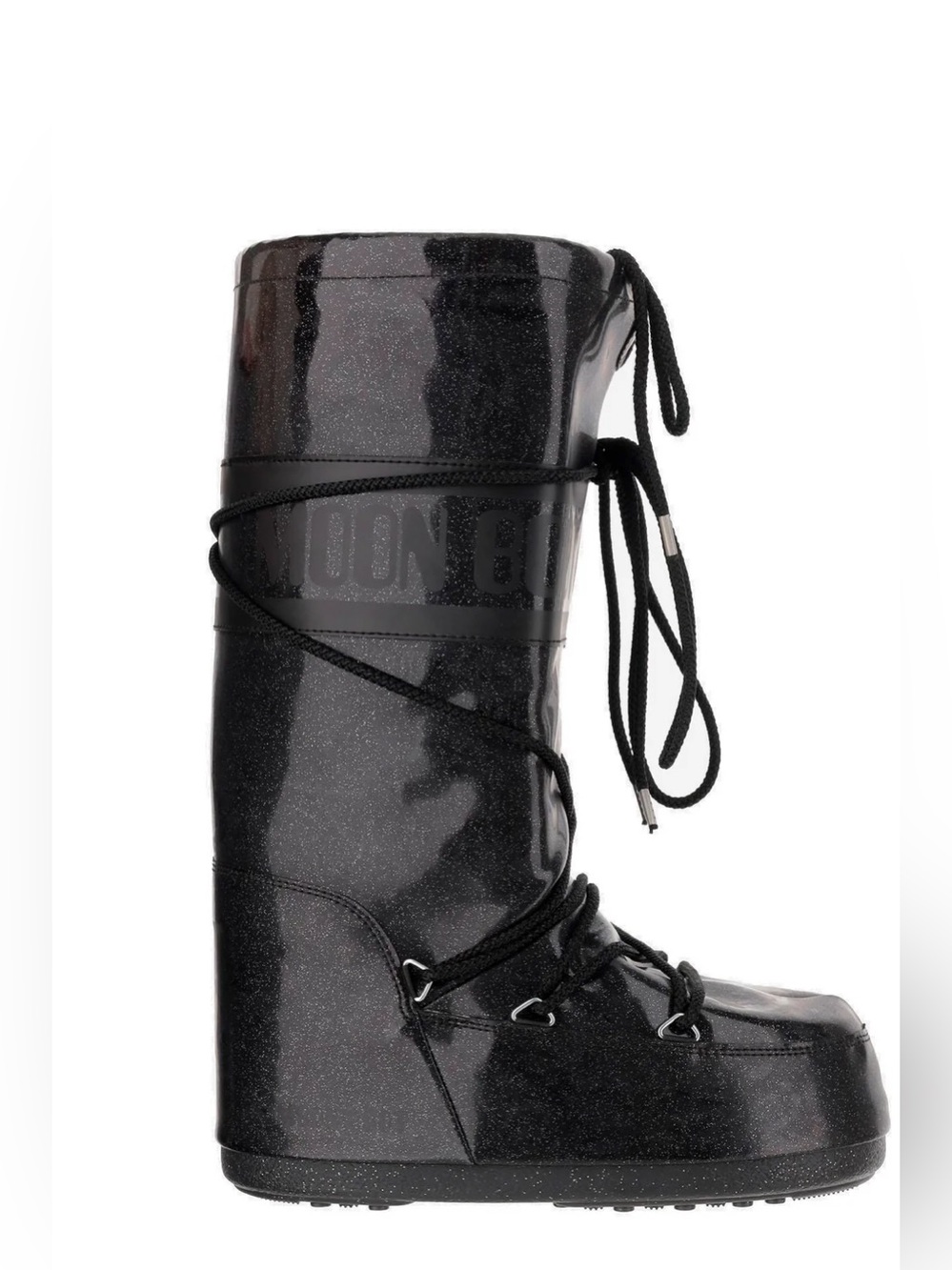 Moon Boot Icon Glitter💎Bling Moon Boots Padded Snow Boots Waterproof BNWT